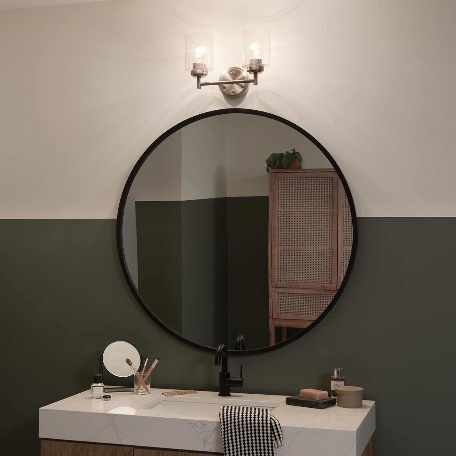 Kichler  45885NI  Winslow 2 Light 13" Wide Bathroom Vanity Light  Brushed Nickel - Like New