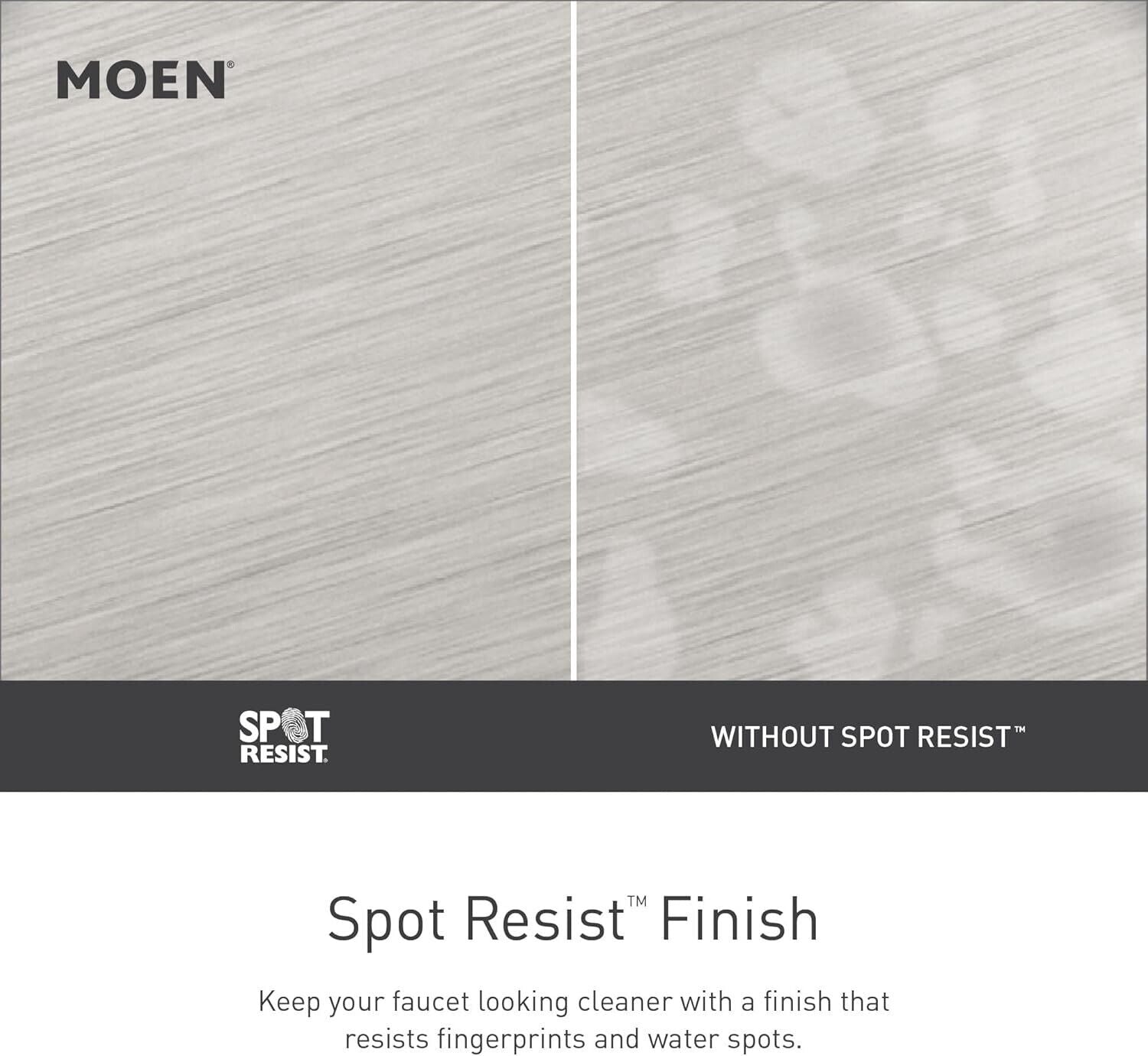 MOEN Sarona 84144SRN Single Hole Single-Handle Bathroom Faucet in Brushed Nickel