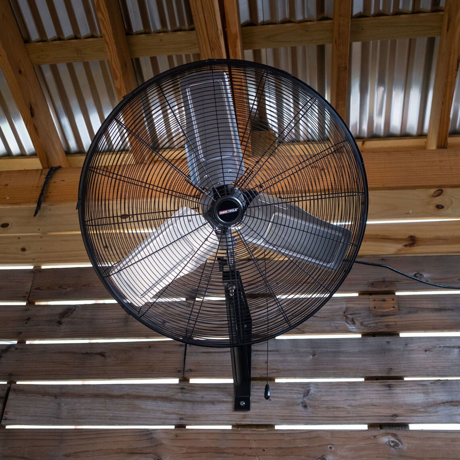 OEMTools 30" Oscillating Outdoor Wall Mount Fan, 7200 CFM,  Model: OEM24894 - Like New