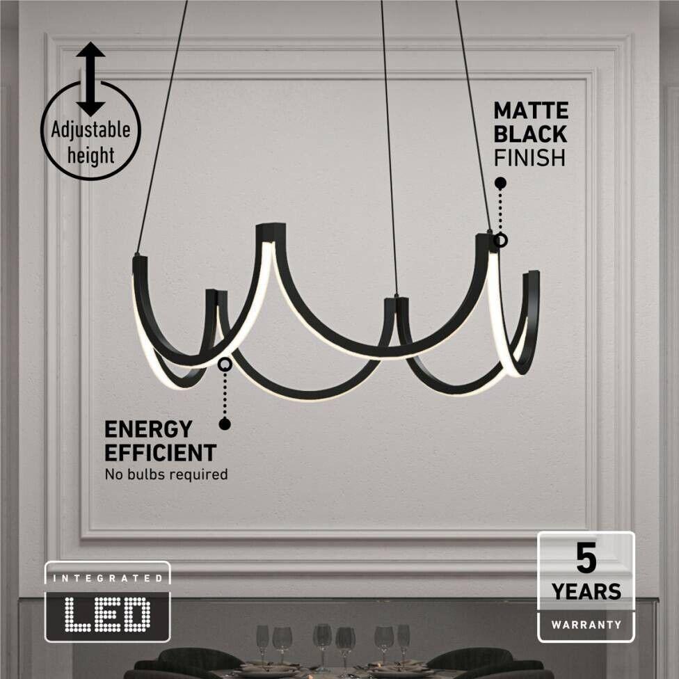 Black Modern Pendant