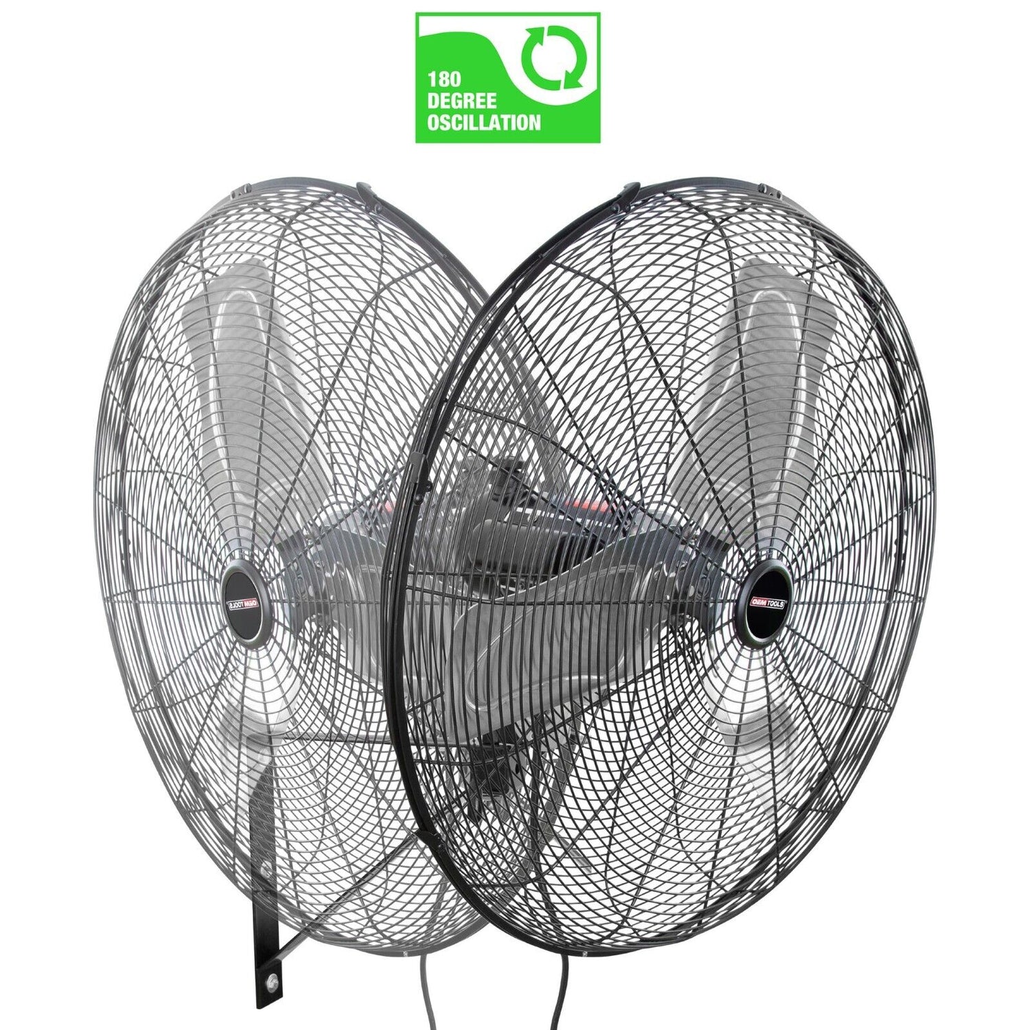 OEMTools 30" Oscillating Outdoor Wall Mount Fan, 7200 CFM,  Model: OEM24894 - Like New