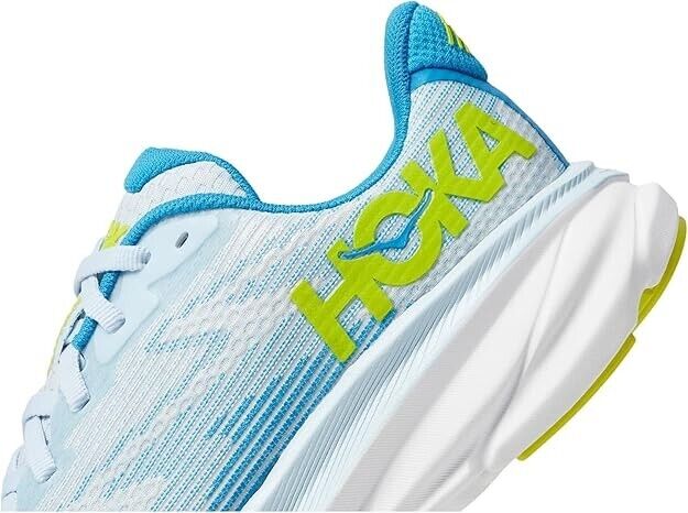 Left Side Only - HOKA CLIFTON 9 Ice Water/Evening Primrose Size 6.5 - Like New
