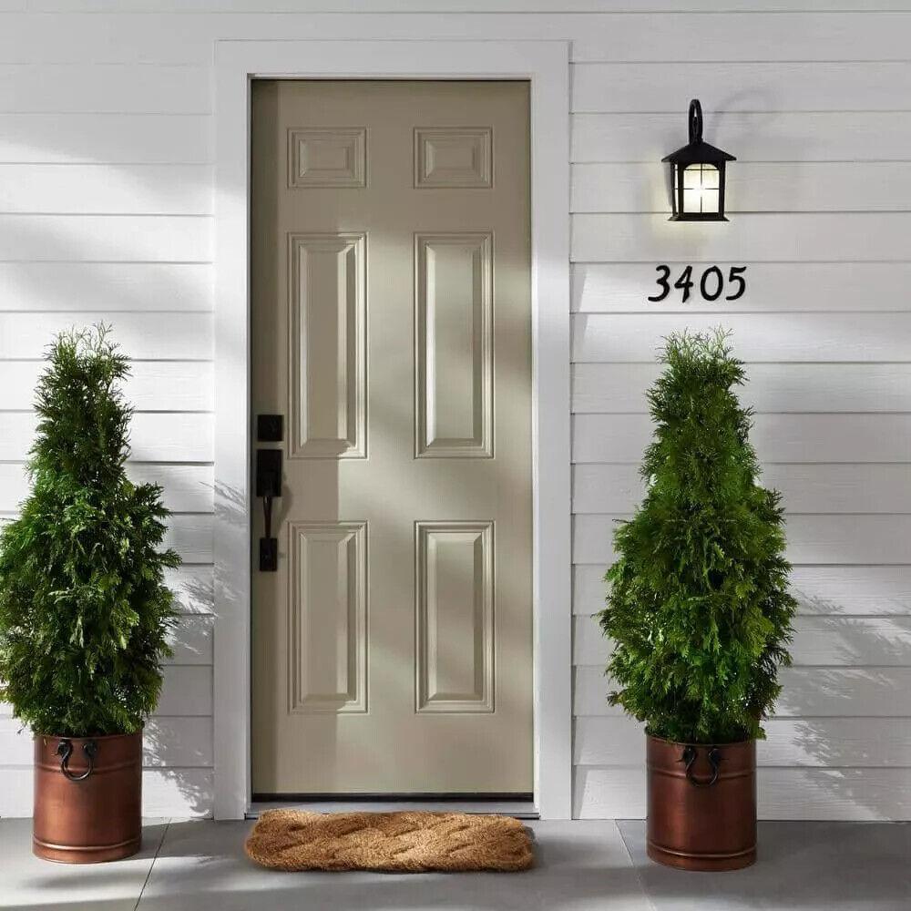 Home Decorators Outdoor Wall Lantern Sconce 12.75" Aged Iron 1-Light Hardwired - Like New
