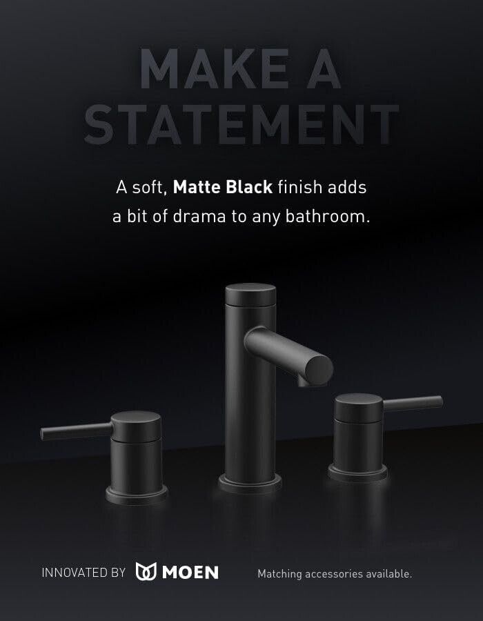 Moen T419BL Align 1-Handle 2-Function Diverter Transfer Valve Trim Matte Black - Like New