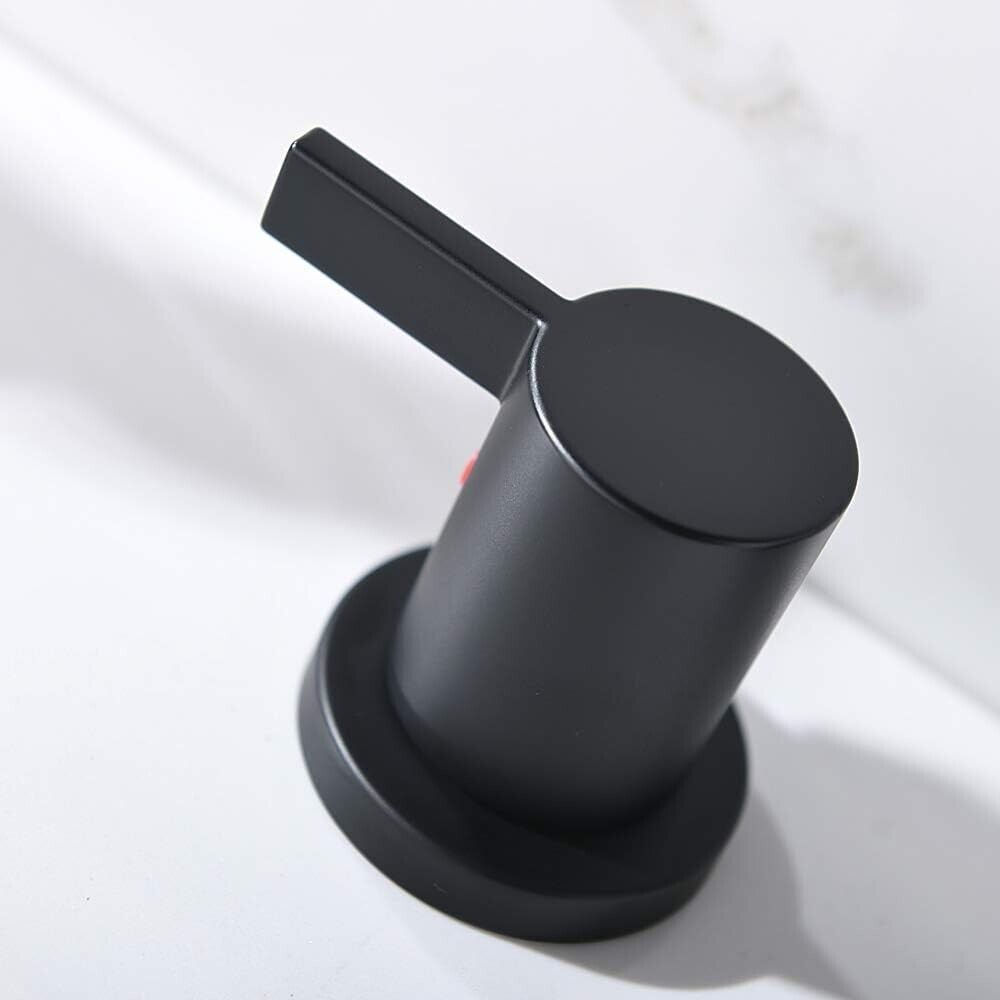 Phiestina 8 in. Waterfall Widespread Bathroom Faucet with Copper Drain and Valve - Like New