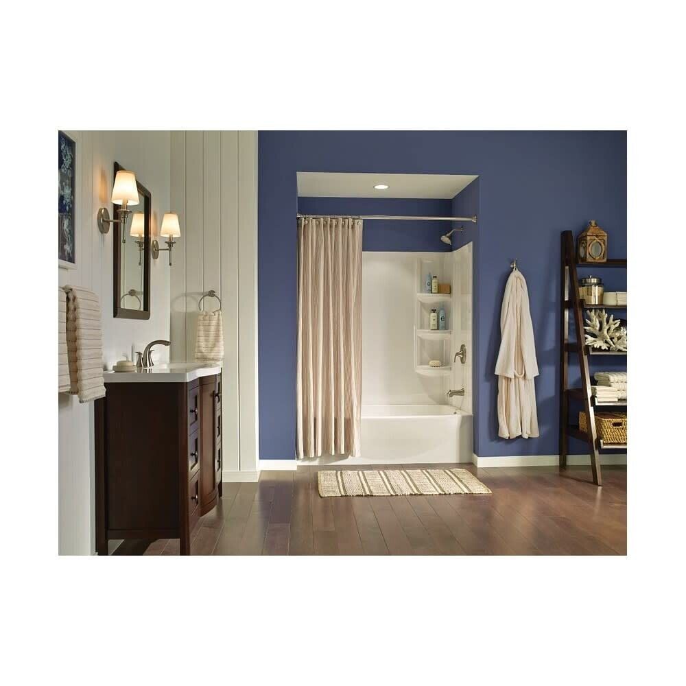 MOEN Darcy 4" Centerset 2-Handle Bathroom Faucet in Spot Resist Brushed Nickel