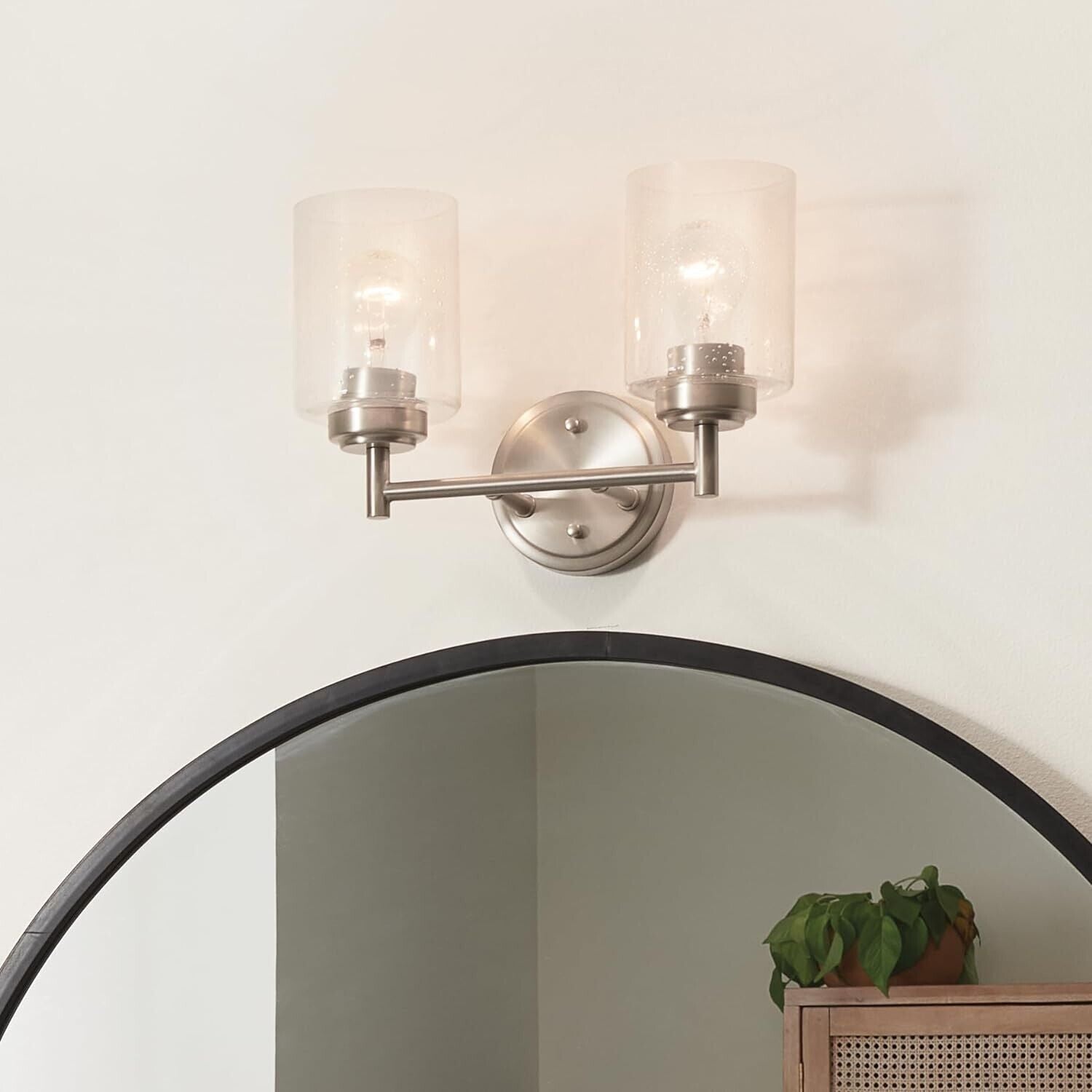 Kichler  45885NI  Winslow 2 Light 13" Wide Bathroom Vanity Light  Brushed Nickel - Like New