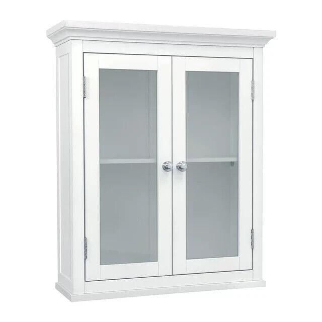 Allare Teamson Home Madison 20" x 24" Removable Wall Cabinet, White