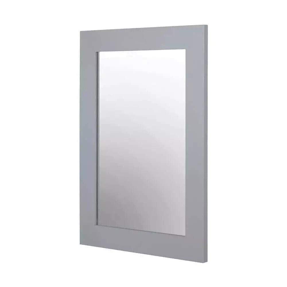 Home Decorators Collection Vanity Mirror 22"W x 30"H Framed Wooden Pebble Gray