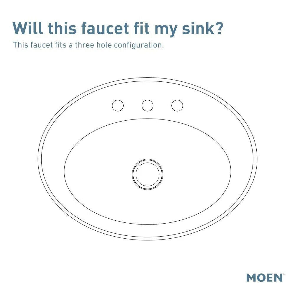 MOEN Brantford T6620BN Widespread 2-Handle High-Arc Bathroom Faucet Trim Kit in Brushed Nickel (Valve Not Included)
