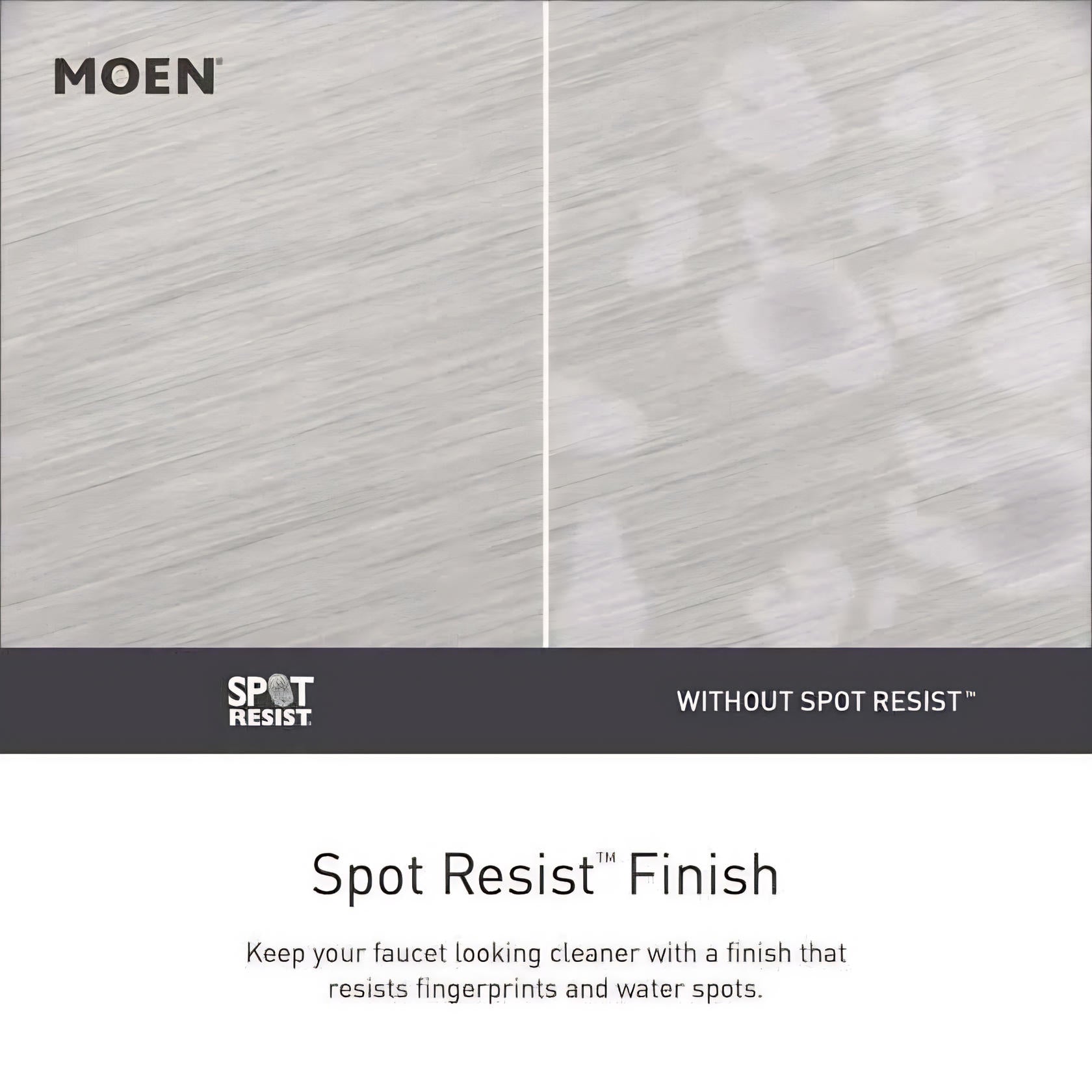 MOEN Genta WS84760SRN Single Handle Single Hole Bathroom Faucet in Brushed Nickel