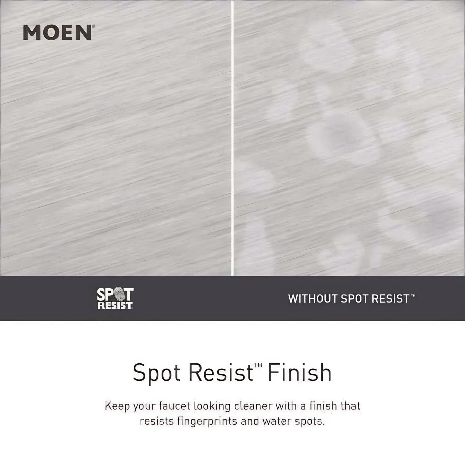 MOEN Genta WS84760SRN Single Handle Single Hole Bathroom Faucet in Brushed Nickel