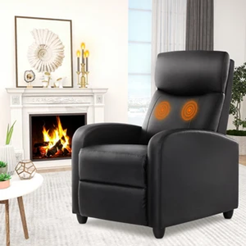 Recliner Chair Massage Sofa, Theater Seat, Lumbar Support, Adjustable Backrest