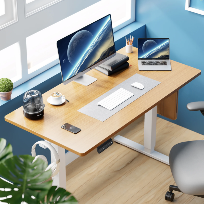 Electric Standing Desk, Height Adjustable 40x24 Inch Sit-Stand Workstation