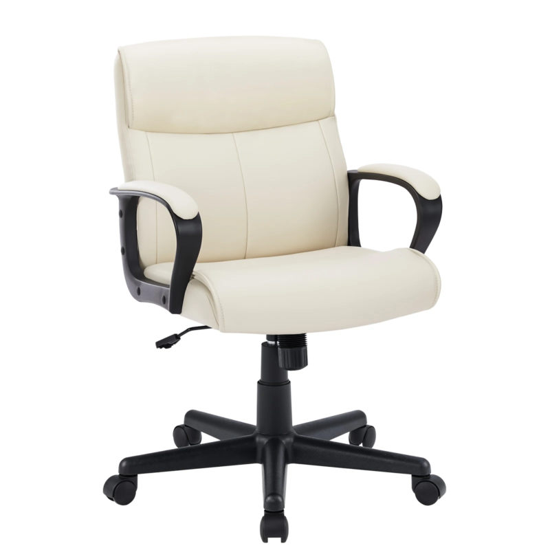 PU Leather Ergonomic Rocking Gaming Chair Adjustable Height with Lumbar Support