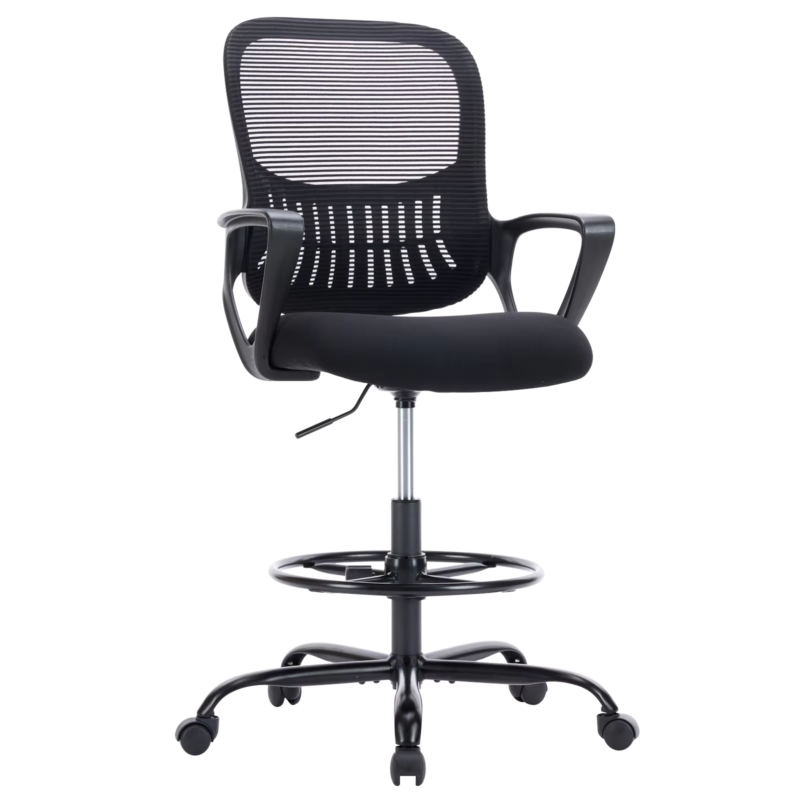 Ergonomic Mesh Office Desk Chair with Adjustable Height, Swivel & Rolling Wheels
