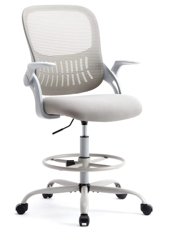 Ergonomic Mesh Office Desk Chair with Adjustable Height, Swivel & Rolling Wheels