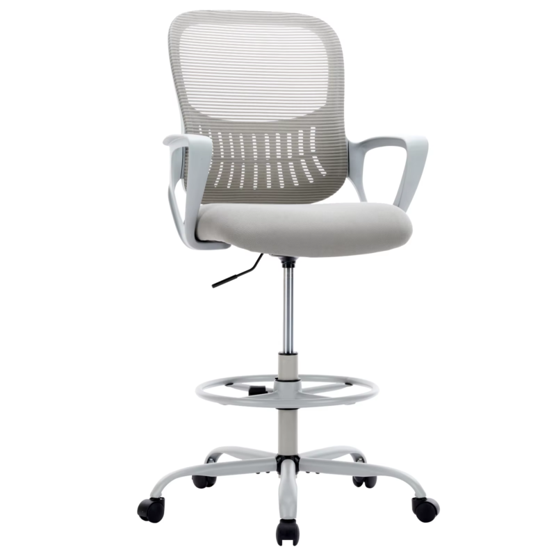 Ergonomic Mesh Office Desk Chair with Adjustable Height, Swivel & Rolling Wheels