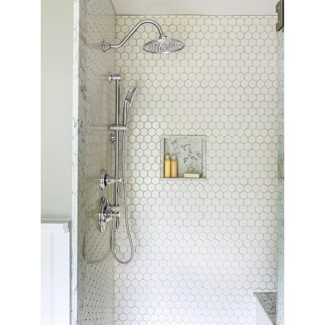 MOEN Eco-Performance 3667EP 4-Spray Handheld Showerhead with Slide Bar in Chrome