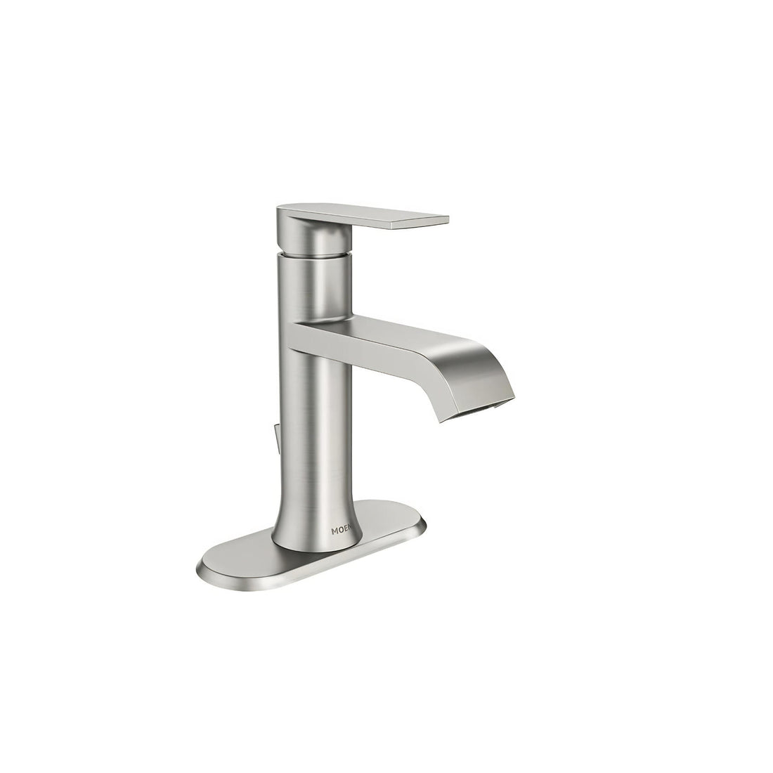 MOEN Genta WS84760SRN Single Handle Single Hole Bathroom Faucet in Brushed Nickel