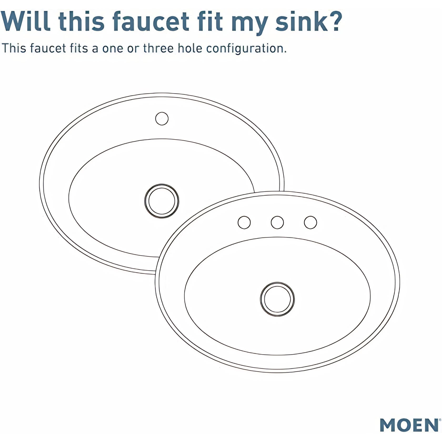 MOEN Doux S6910BL Single Hole Single-Handle Bathroom Faucet in Matte Black