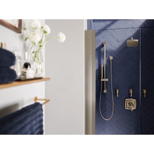 MOEN 3988EPBN One-Function Eco-Performance Modern Handshower with 30-Inch Slide Bar and 69-Inch Hose in Brushed Nickel