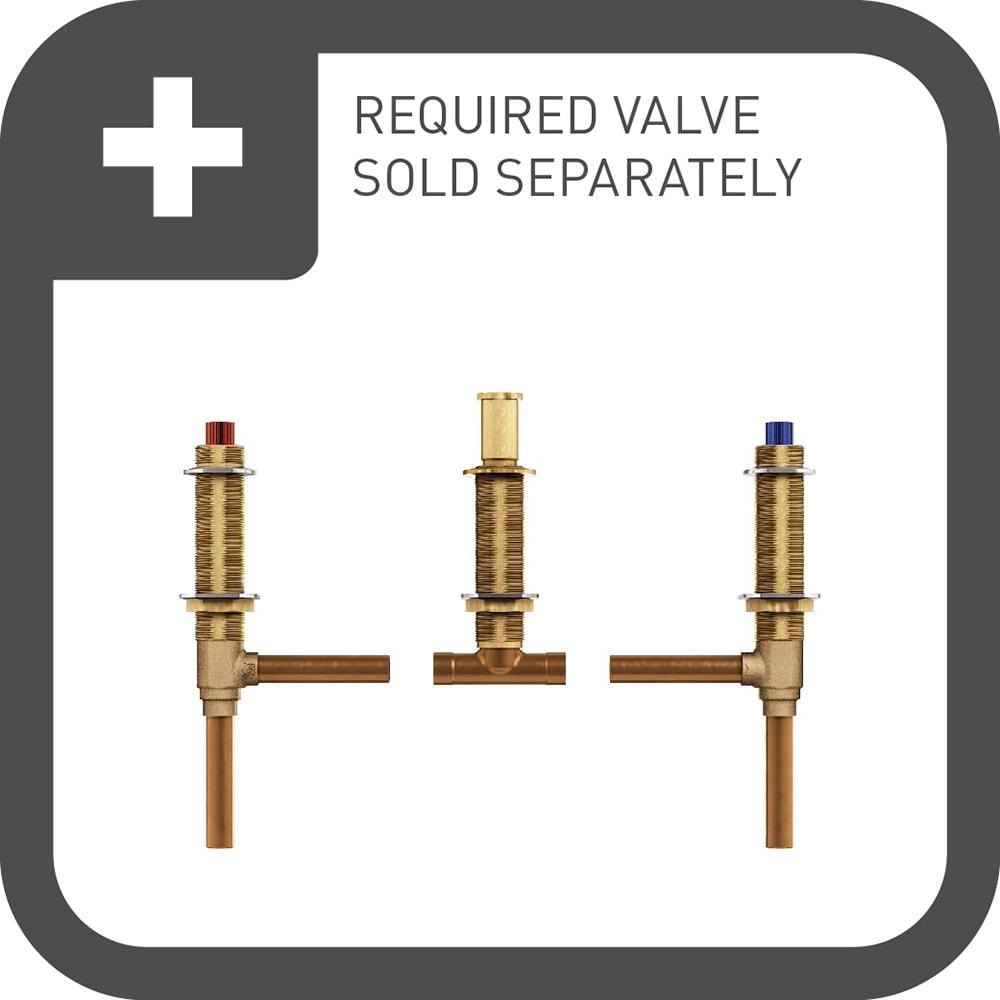 MOEN Dartmoor T683 Two handle Deck-mount Roman Low-arc Bathtub Faucet in Chrome