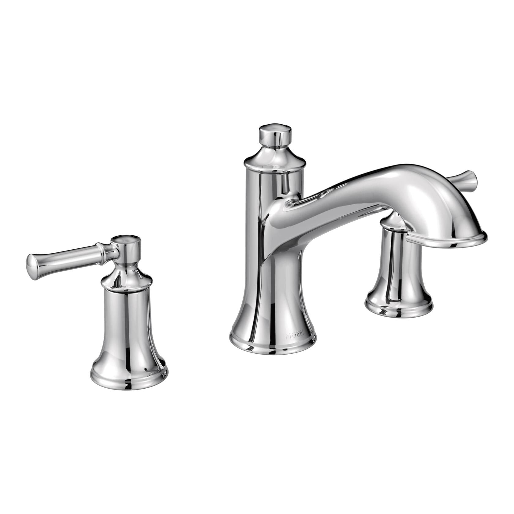 MOEN Dartmoor T683 Two handle Deck-mount Roman Low-arc Bathtub Faucet in Chrome