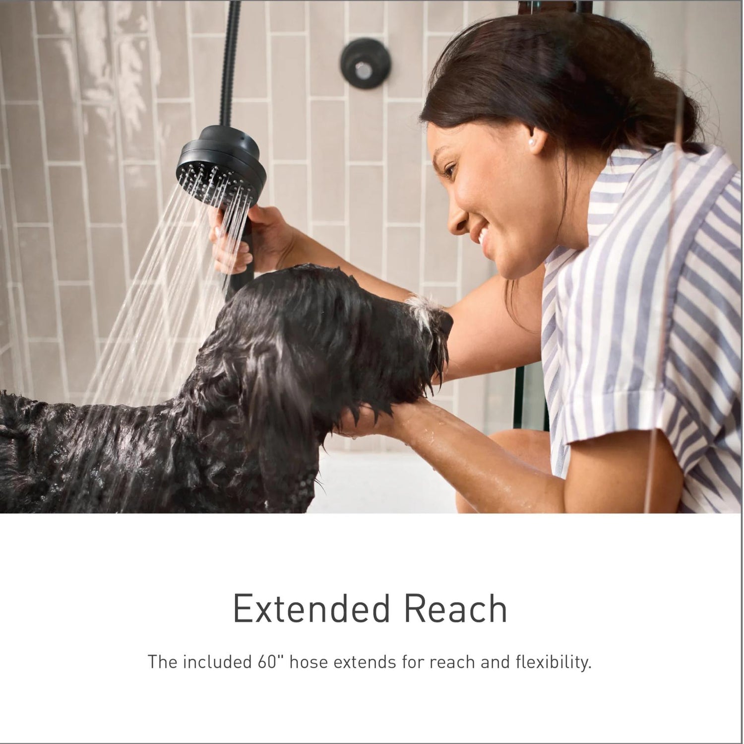 MOEN Graeden 82137SRN Magnetix 1-Handle Bathtub and Shower Faucet in Spot Resist Brushed Nickel (Valve Included)