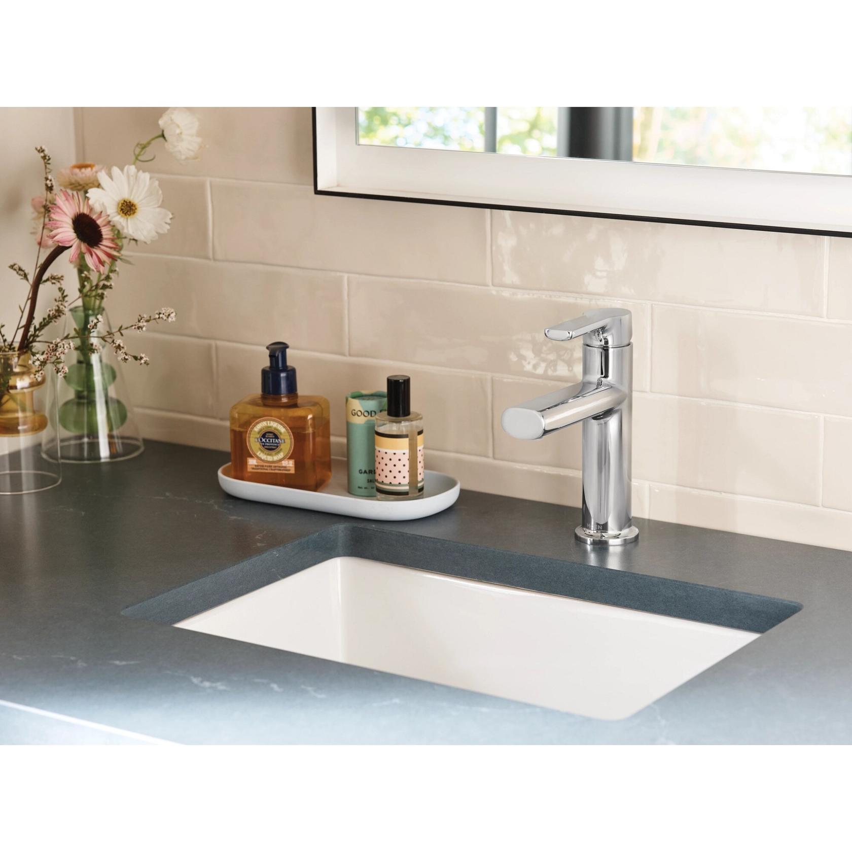 MOEN Meena 84794 Single Hole Single-Handle Bathroom Faucet in Chrome