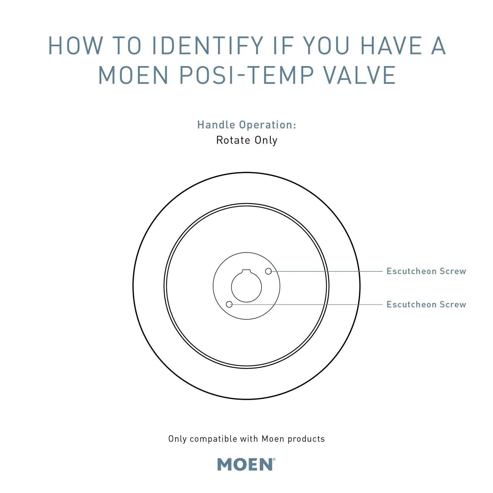 MOEN Voss T2693EPORB One Handle Posi-Temp Tub and Shower Faucet Trim Kit in Oil Rubbed Bronze (Valve Not Included)