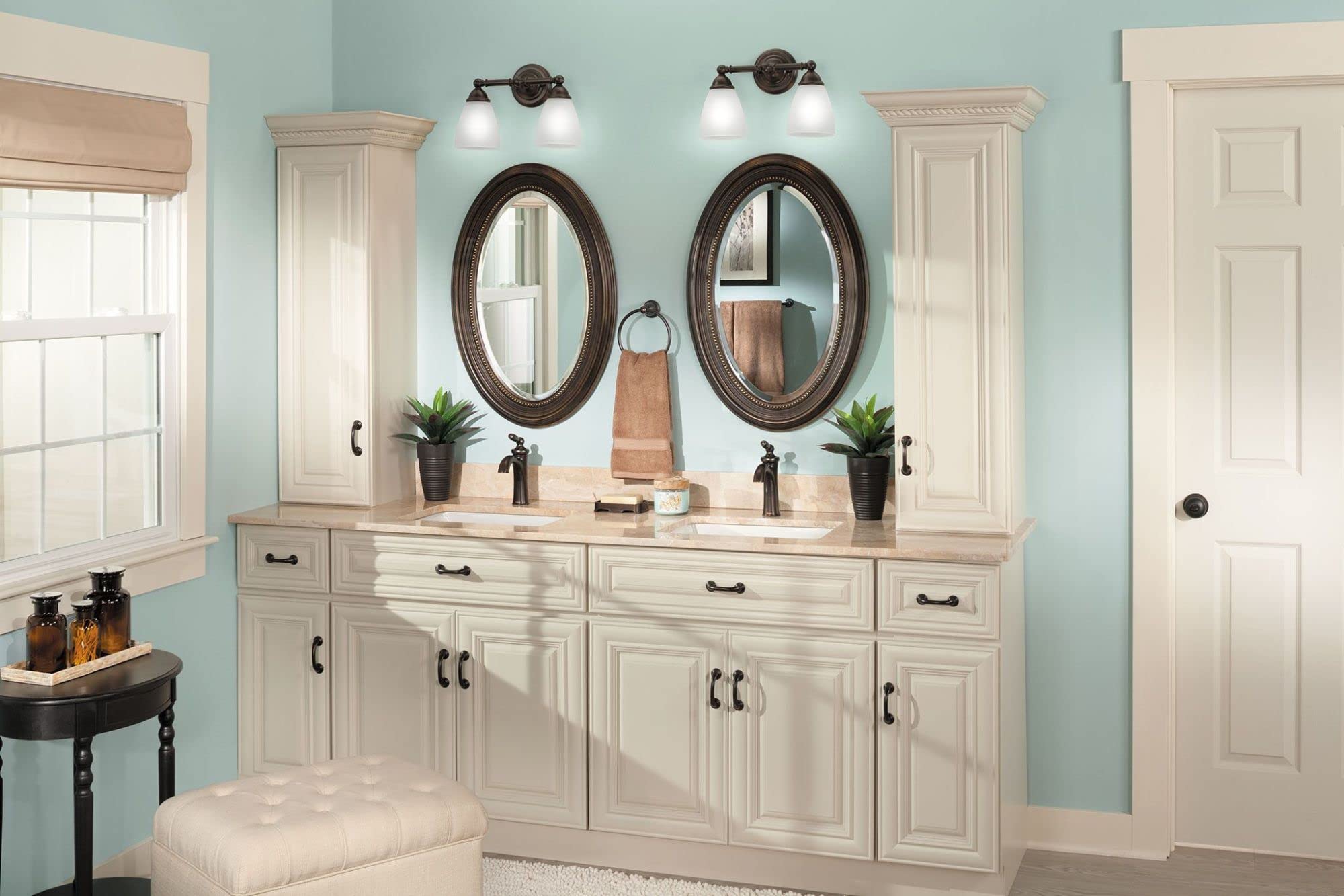 MOEN Brantford 6600ORB Single-Handle Single Hole High-Arc Bathroom Faucet in Oil Rubbed Bronze