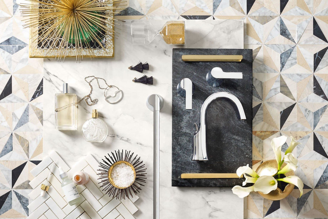 MOEN Doux TS6925 Widespread 2-Handle Bathroom Faucet Trim Kit in Chrome (Valve Not Included)