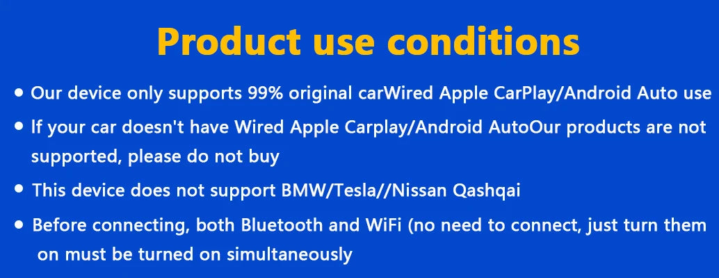 Mini CarPlay AI Box 2-in-1 Wired to Wireless CarPlay & Android Auto Adapter 5GHz WiFi