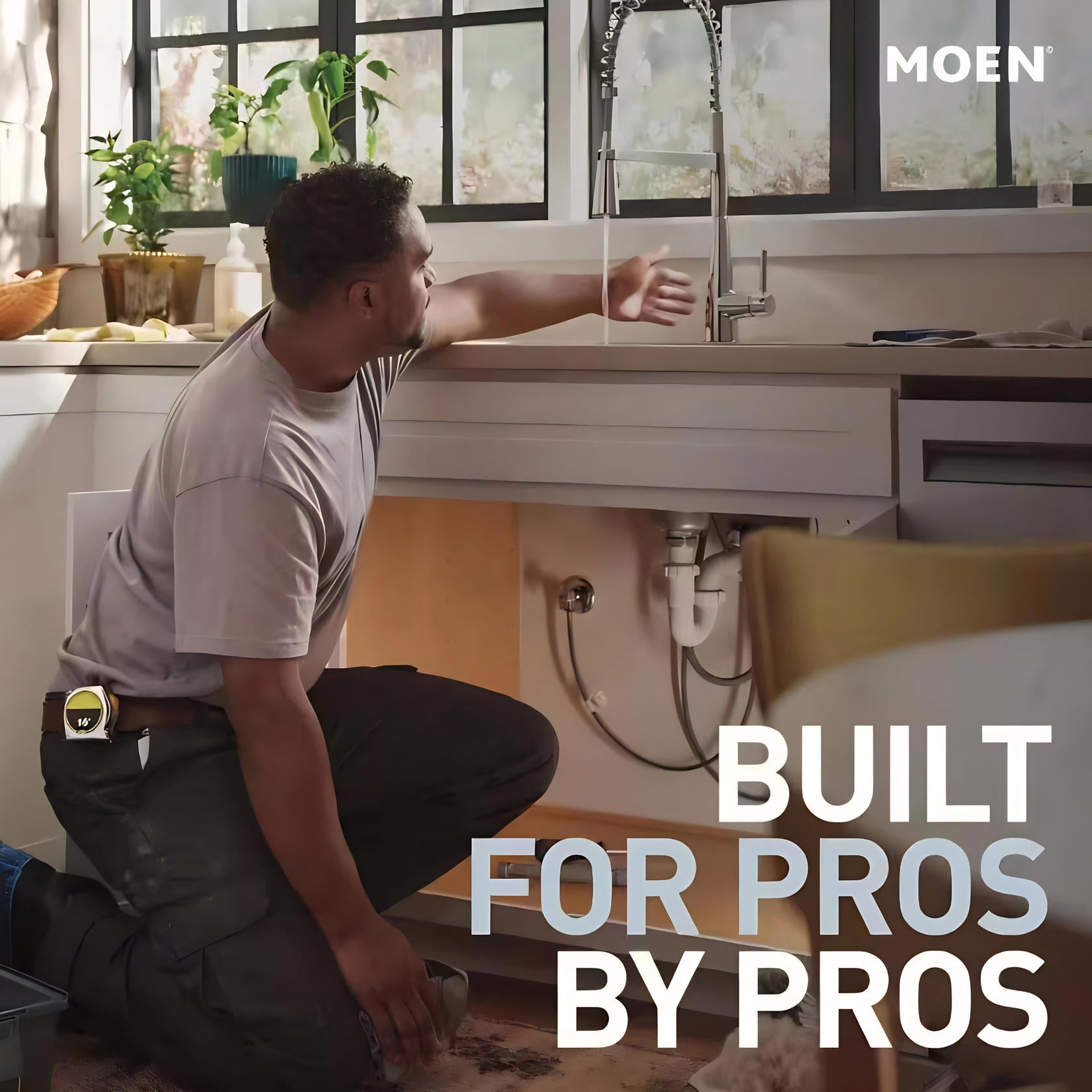 MOEN Belfield T2311NL Single Handle Posi-Temp Pressure-Balancing Shower Trim in Polished Nickel