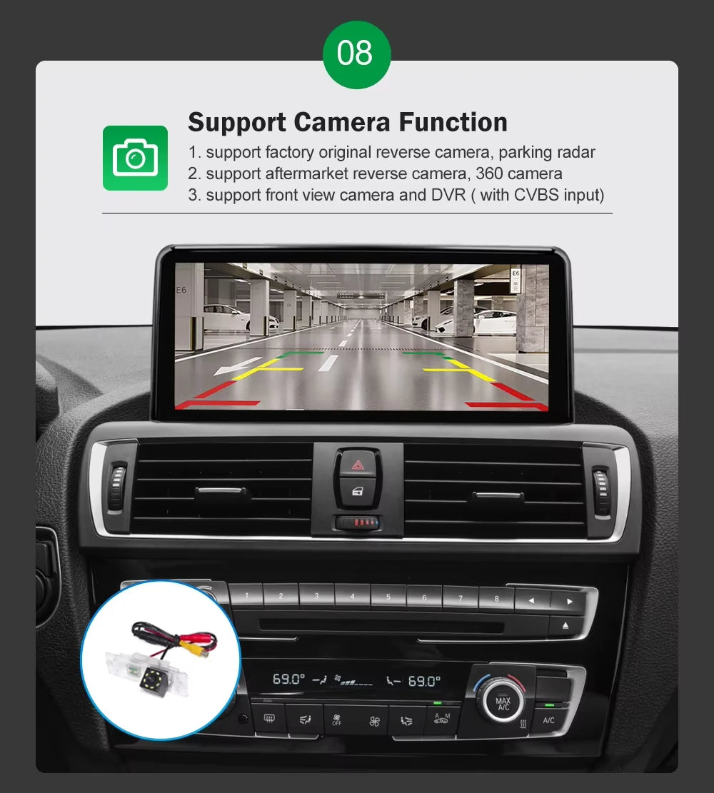 Touchscreen CarPlay Linux Head Unit for BMW F30 F31 F32 F33 F34 F36 F20 F21 NBT