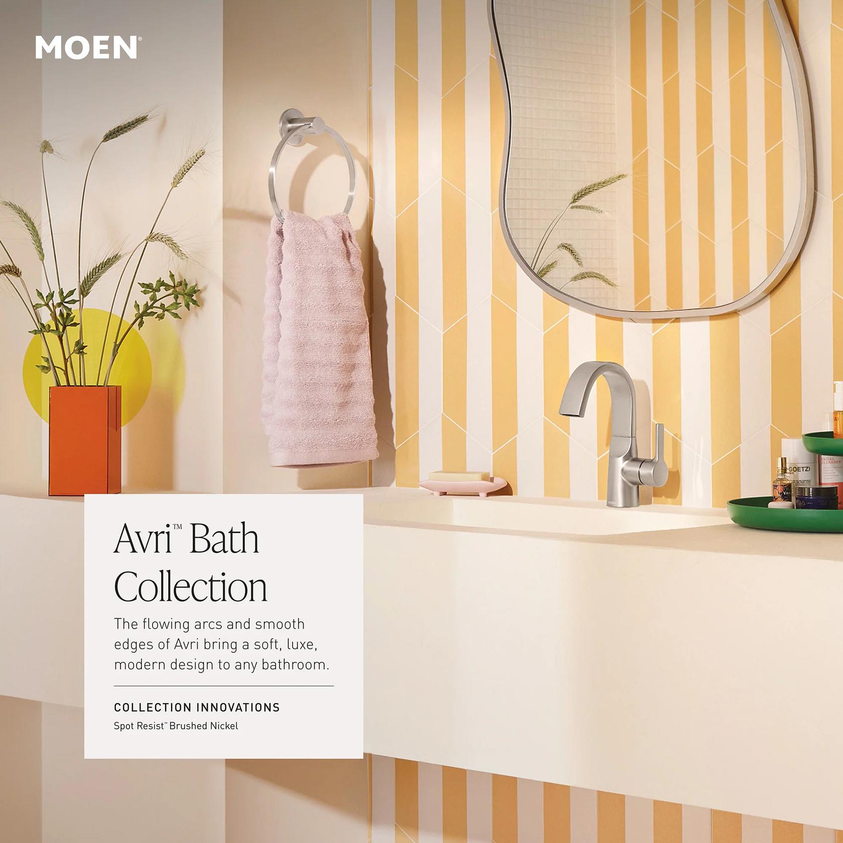 MOEN Avri 84154BL Two Handle Widespread Bathroom Faucet in Matte Black