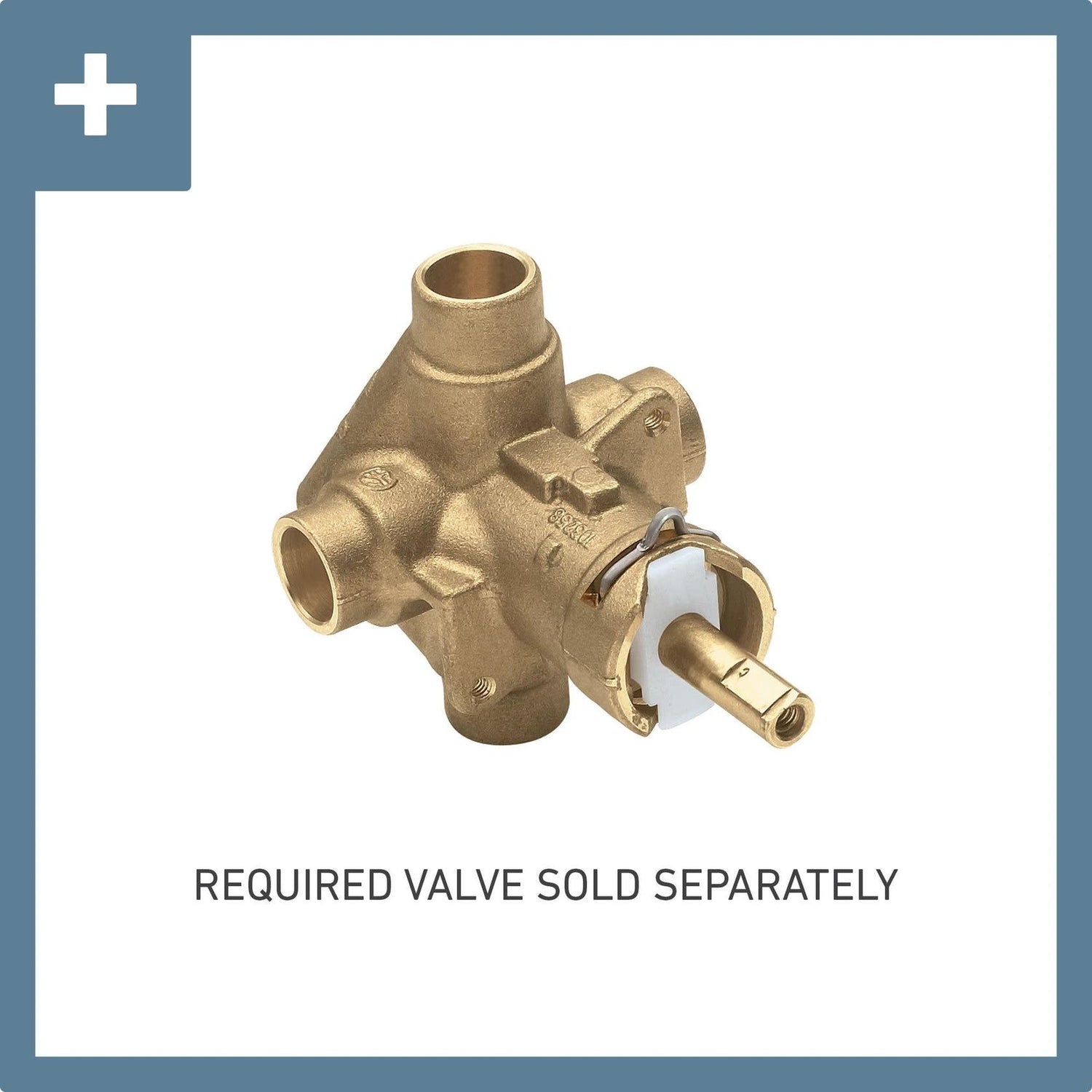 MOEN Voss T2693BG Posi-Temp Single-Handle Tub and Shower Faucet Trim Kit in Brushed Gold (Valve Not Included)