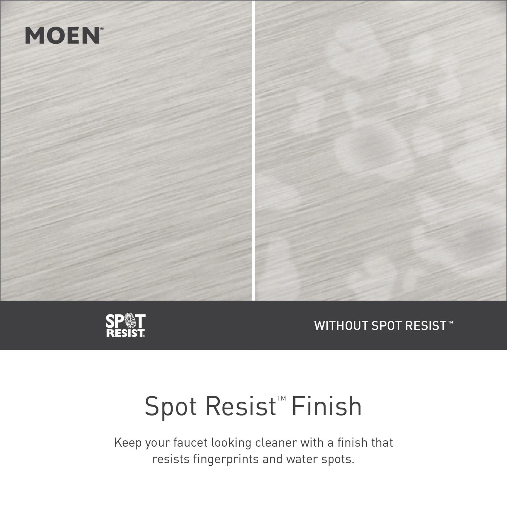 MOEN Genta 84763SRN Widespread Double Handle Bathroom Faucet in Spot Resist Brushed Nickel (Valve Included)