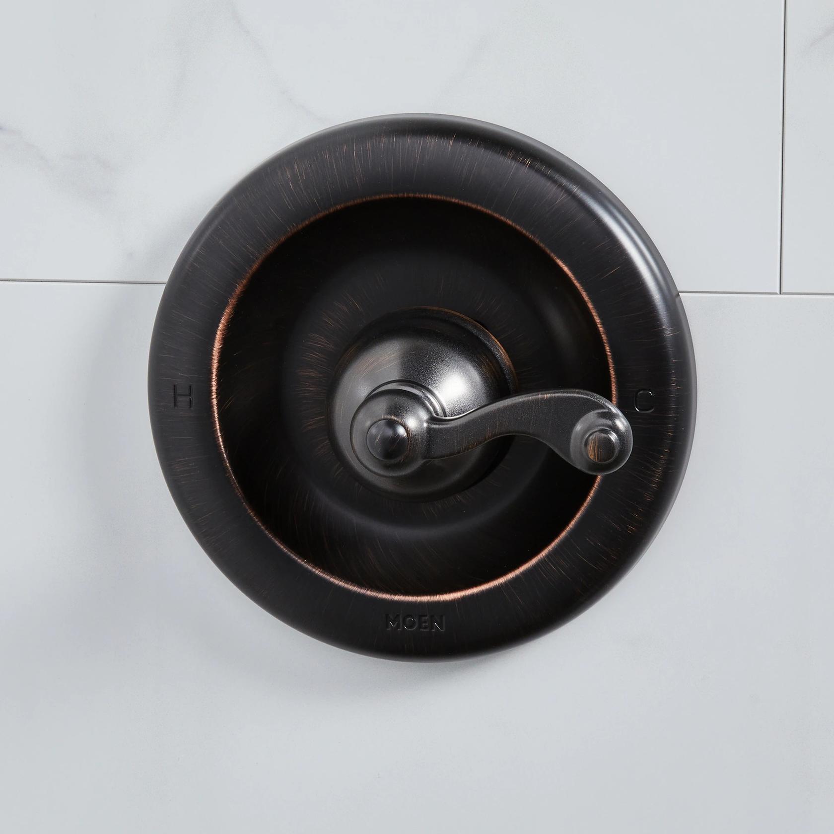 MOEN Traditional T2121BRB One-Handle Wall Mount Valve Handle in Mediterranean Bronze (Valve Not Included)