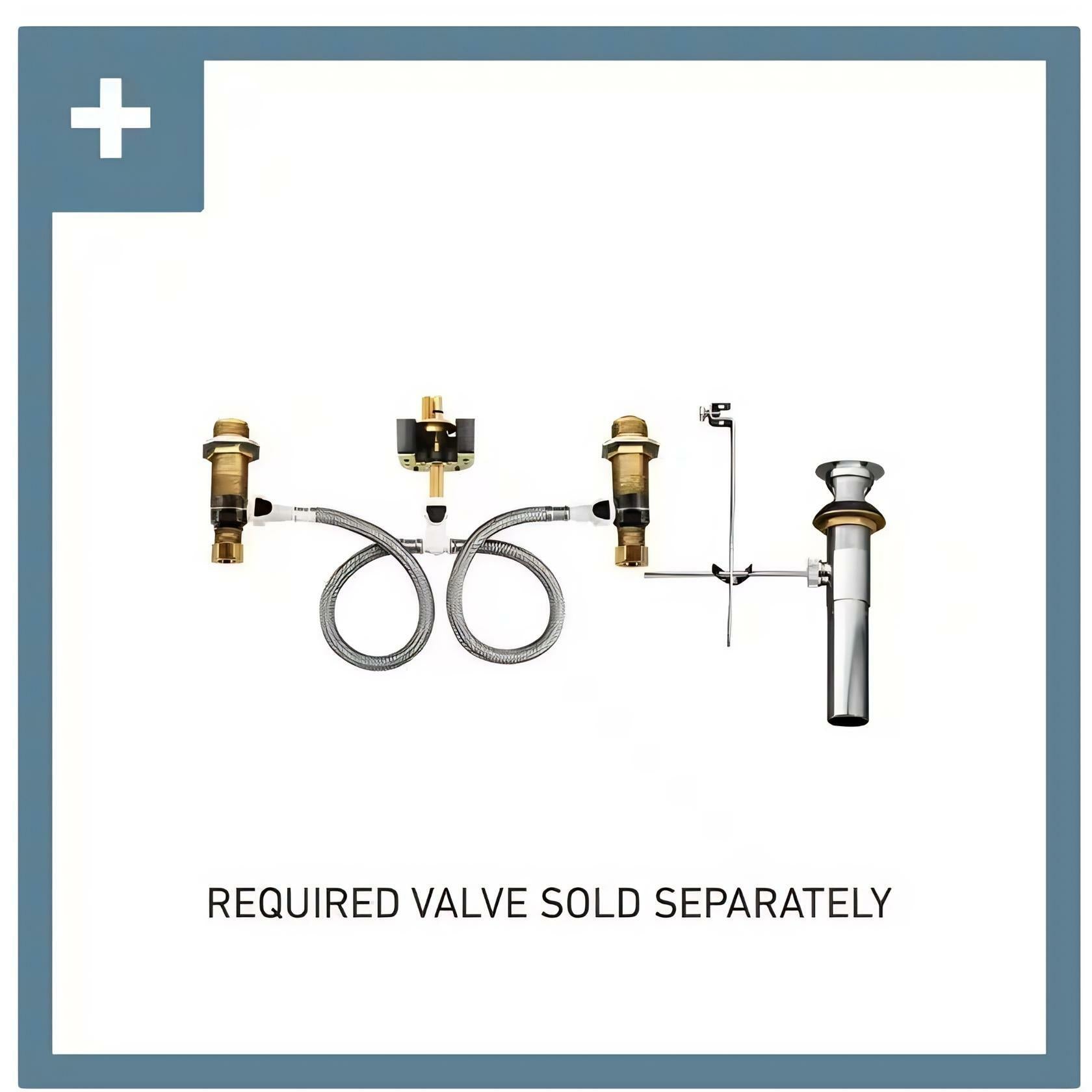 MOEN Eva T6420ORB 8 in. Widespread 2-Handle High-Arc Bathroom Faucet Trim Kit in Oil Rubbed Bronze (Valve Not Included)