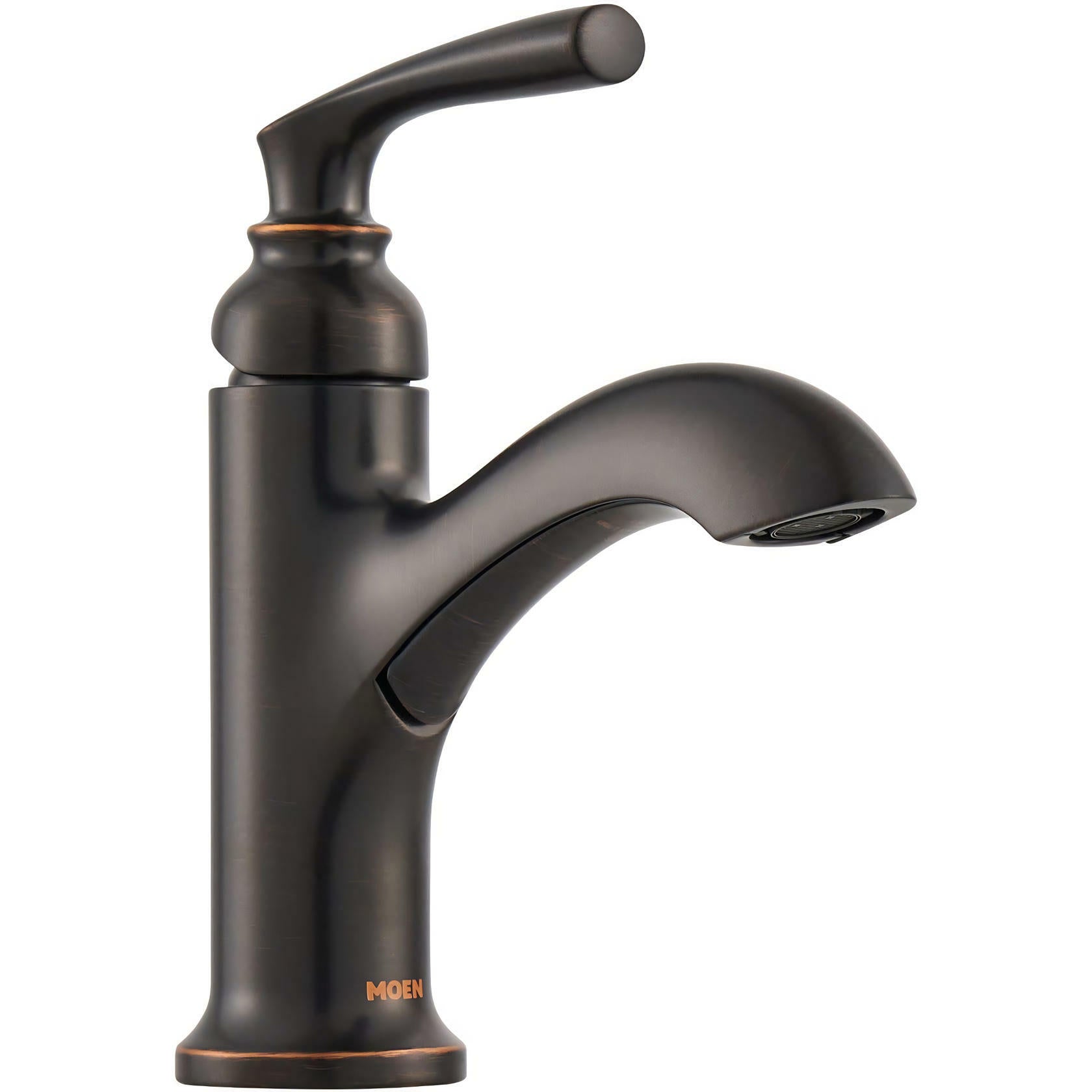 MOEN Hilliard 84535BRB 1.2 GPM Single Hole Bathroom Faucet with Pop-Up Drain Assembly and Duralast Technology