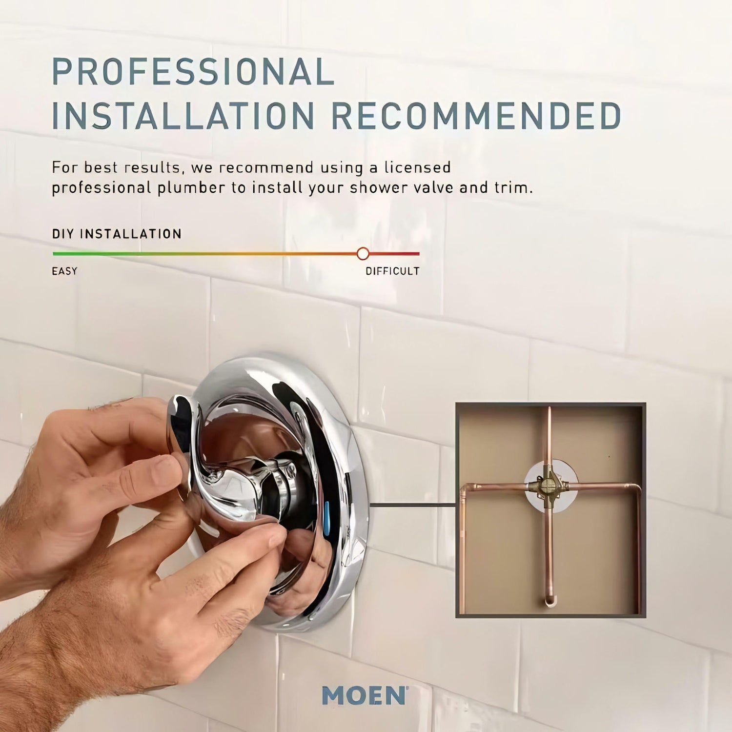MOEN Findlay 82518BL Single-Handle 6-Spray Tub and Shower Faucet in Matte Black (Valve Included)