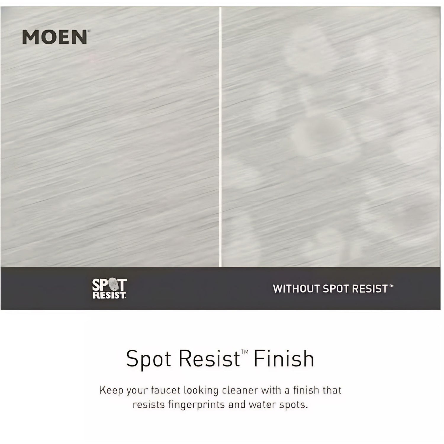 MOEN Adler 82613SRN Single Handle 4-Spray Tub and Shower Faucet 1.8 GPM in Spot Resist Brushed Nickel (Valve Included)