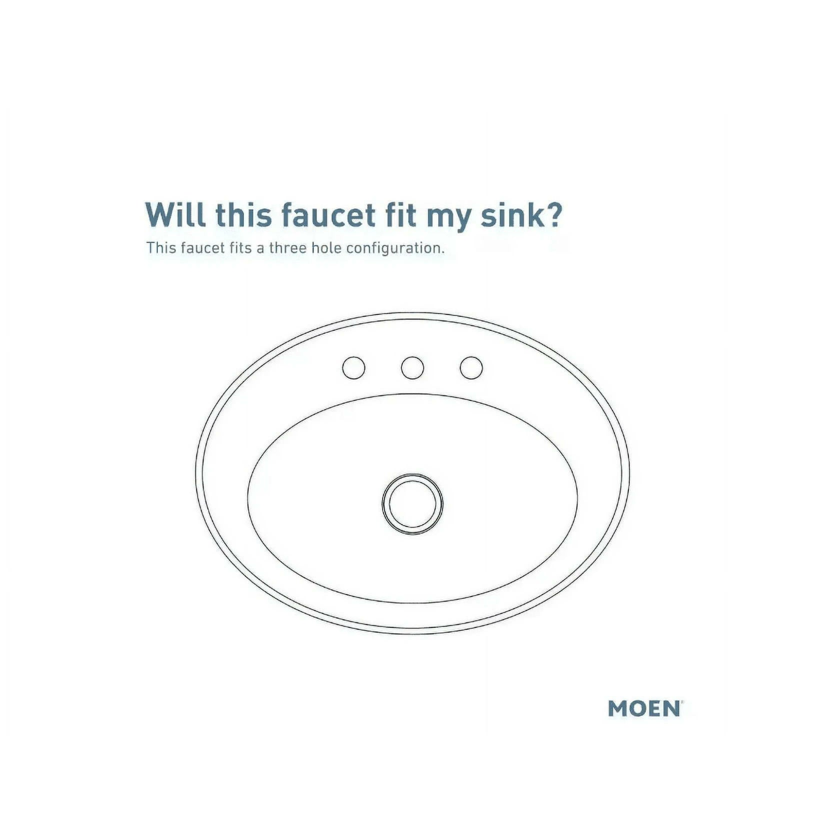 MOEN Banbury 84943BRB Centerset Double Handle Bathroom Faucet in Mediterranean Bronze