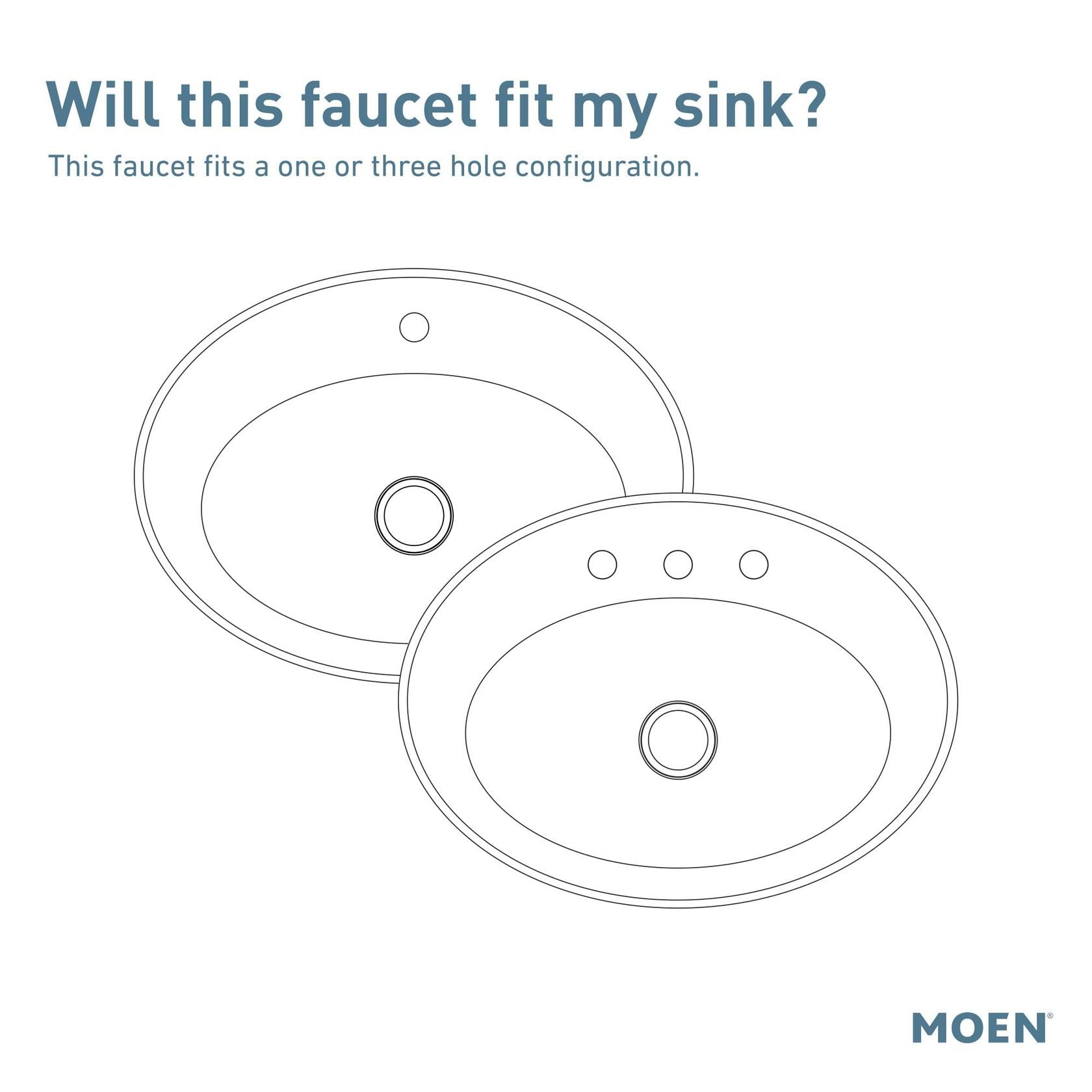 MOEN Ronan 84021SRN Single Hole Single-Handle Bathroom Faucet in Spot Resist Brushed Nickel