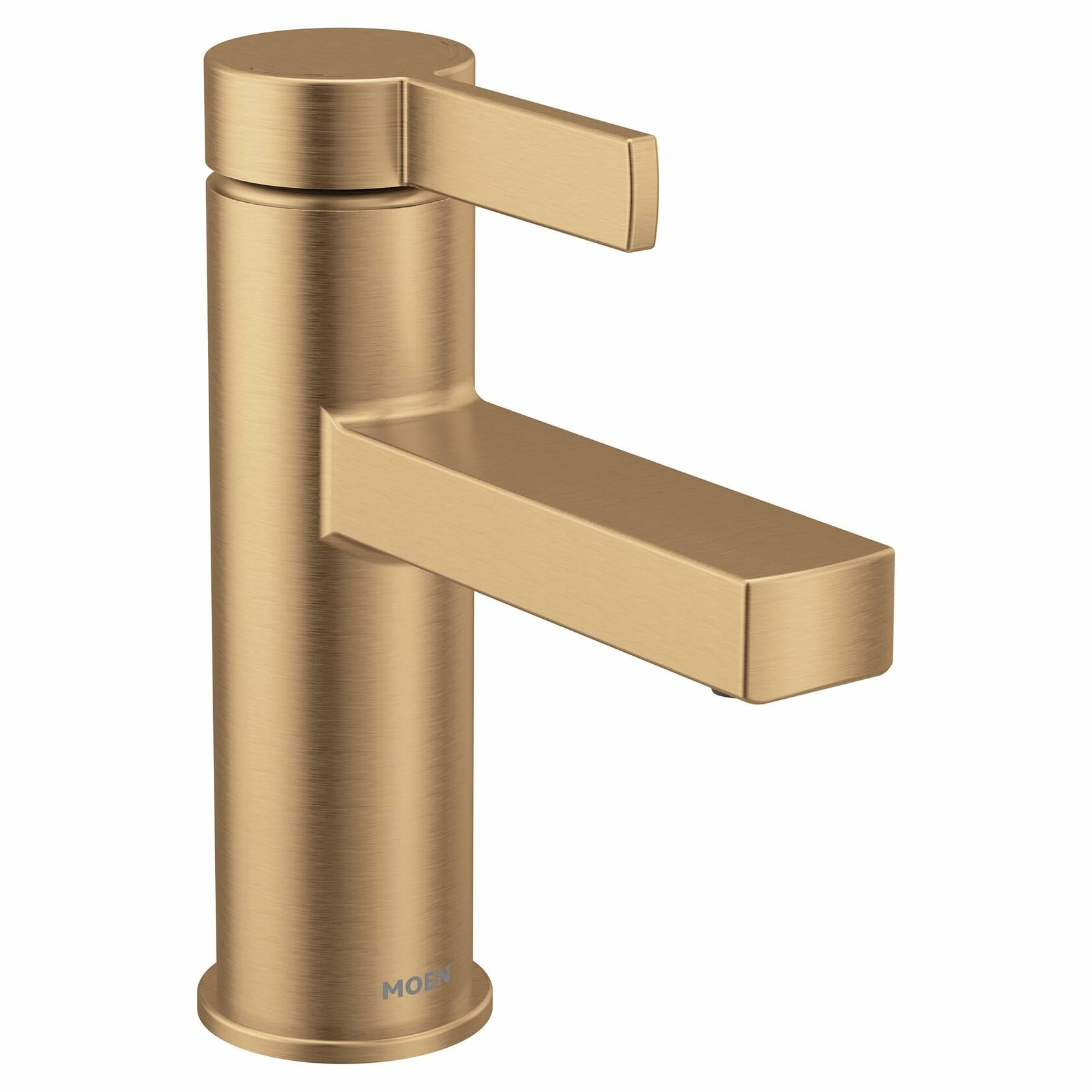 MOEN Beric 84774BZG Single Hole Single Handle Bathroom Faucet in Bronzed Gold