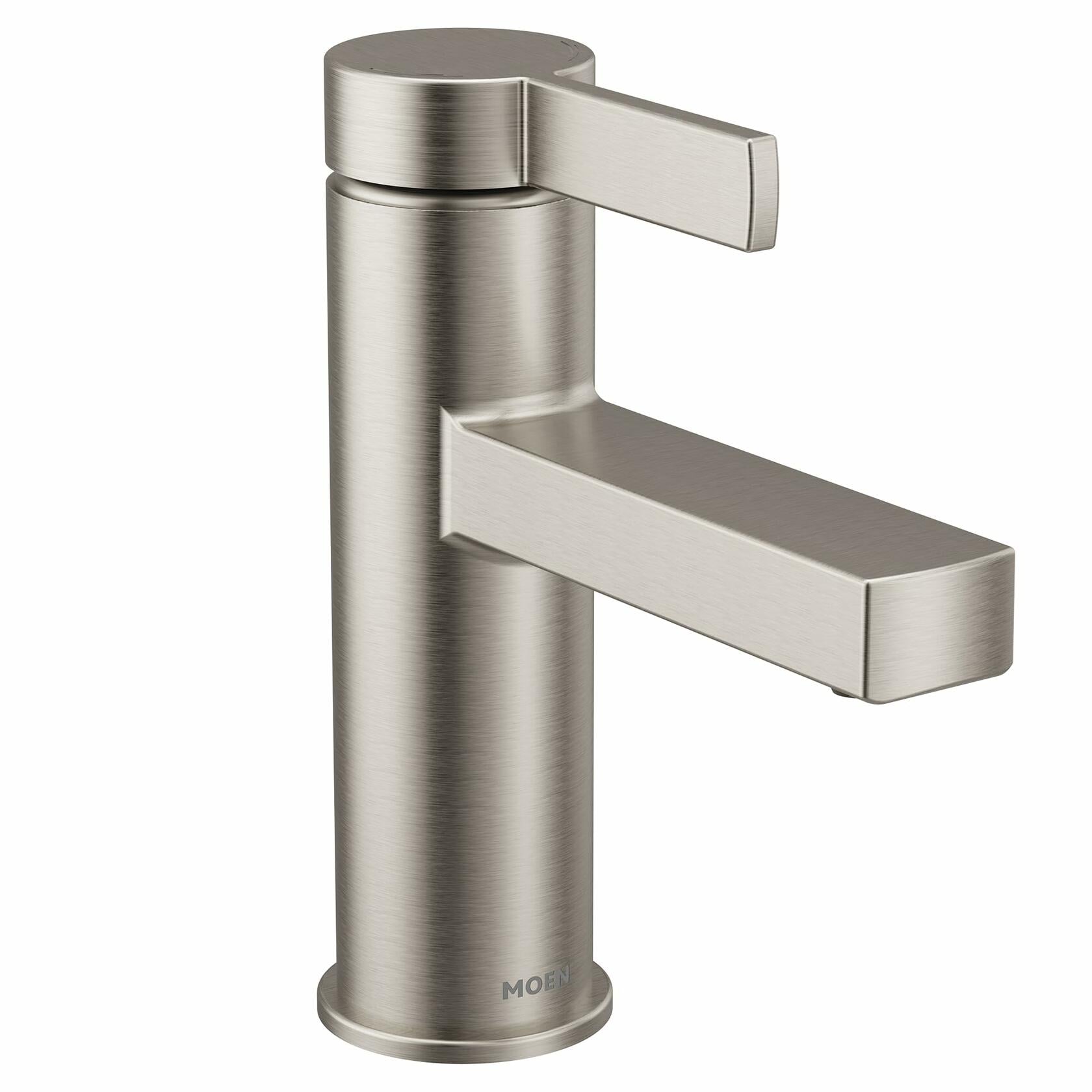 MOEN Beric 84774SRN Single Hole Single Handle Bathroom Faucet in Spot Resist Brushed Nickel