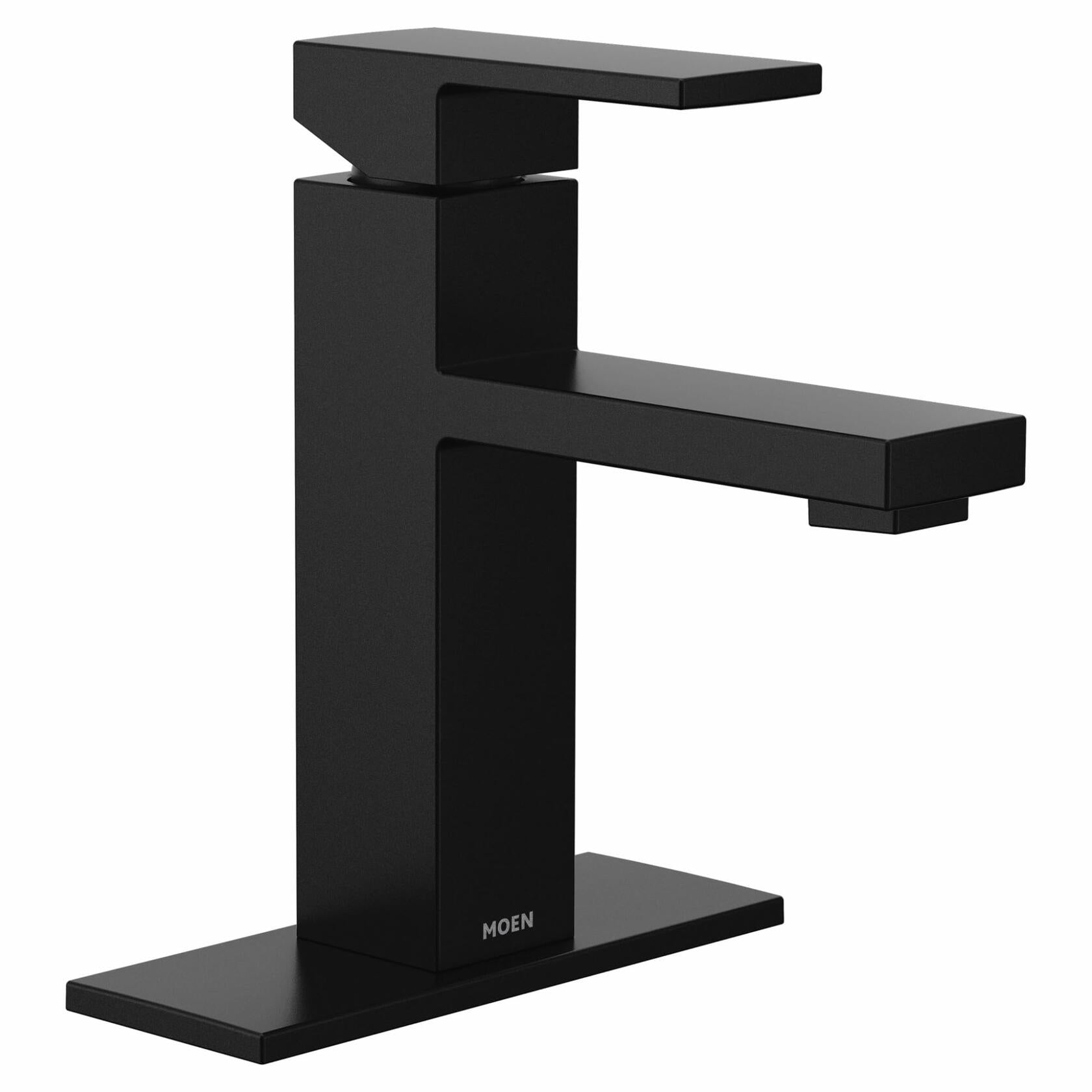 MOEN Revyl 84771BL Single Hole Single Handle Bathroom Faucet in Matte Black