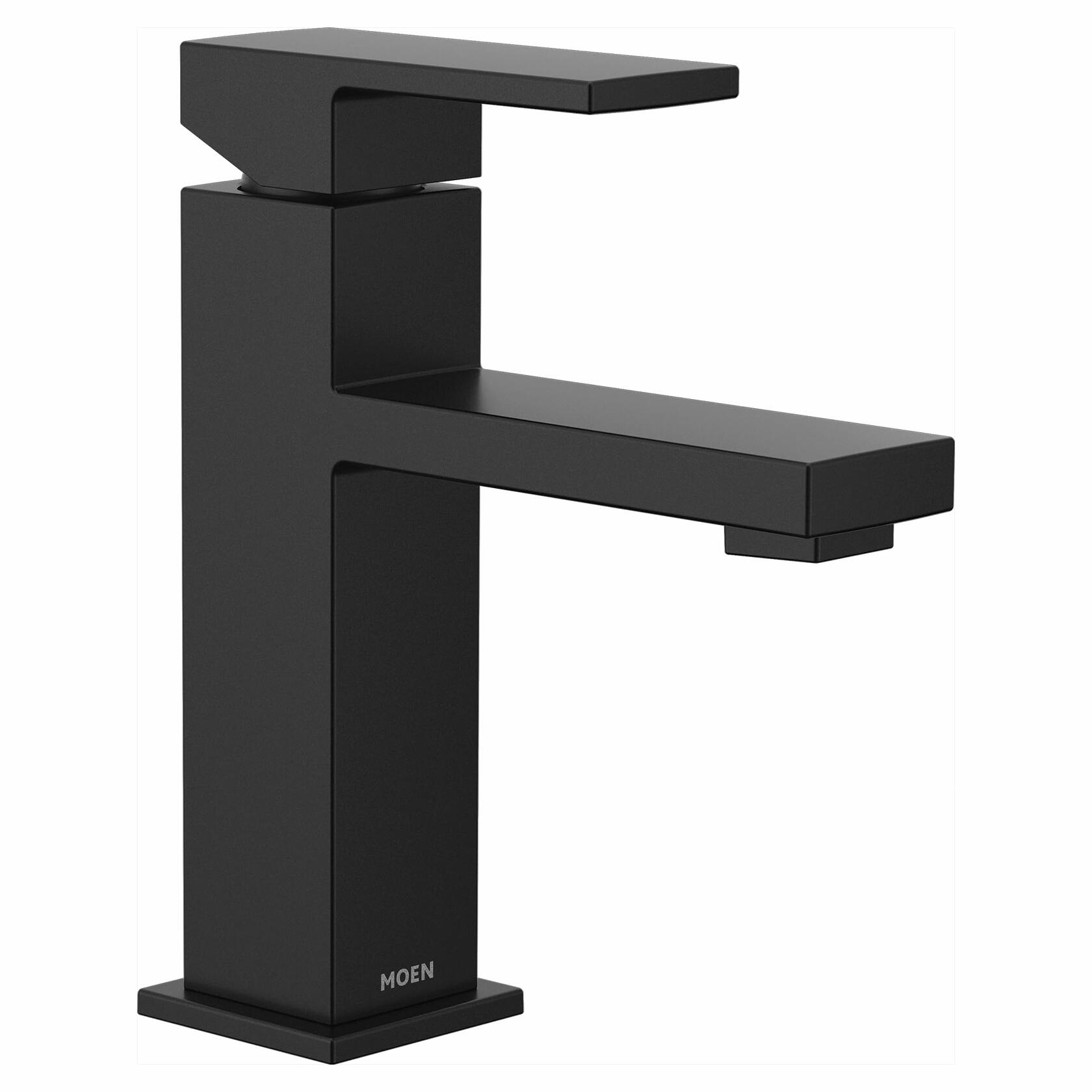 MOEN Revyl 84771BL Single Hole Single Handle Bathroom Faucet in Matte Black